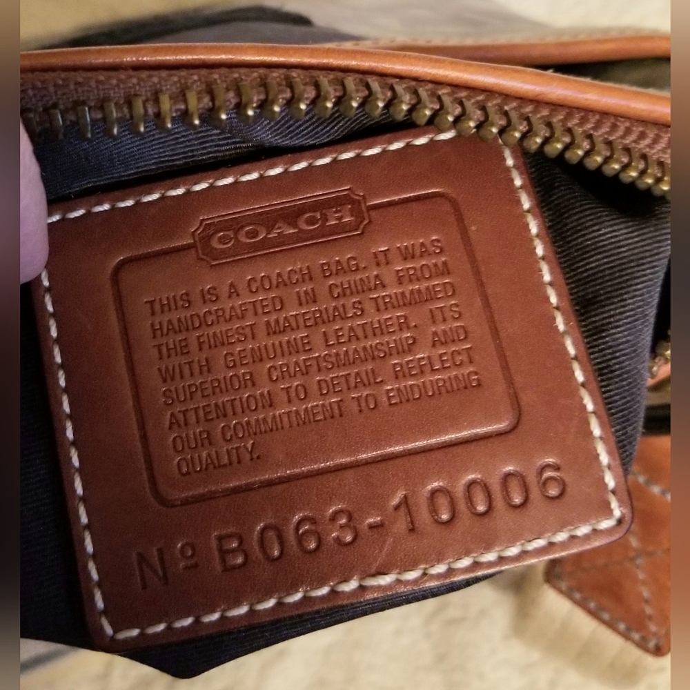 Coach Multicolor Blue Patchwork Style Crossbody B… - image 6